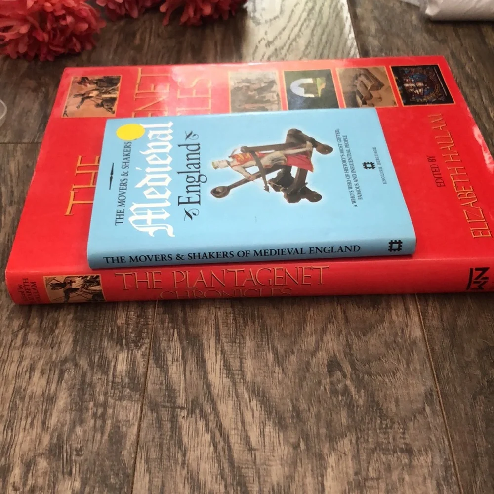 MOVERS & SHAKERS OF MEDIEVAL ENGLAND & PLANTAGENET CHRONICLES historical books